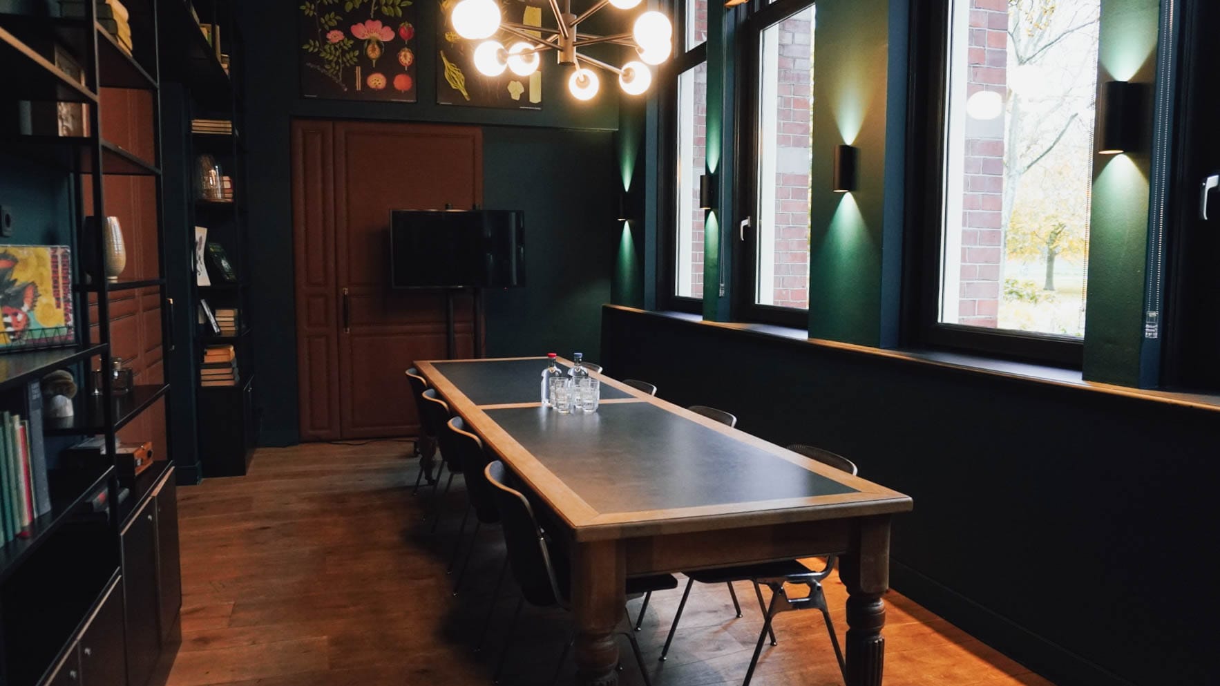 Eco-friendly sustainable meeting room in Amsterdam at The Library